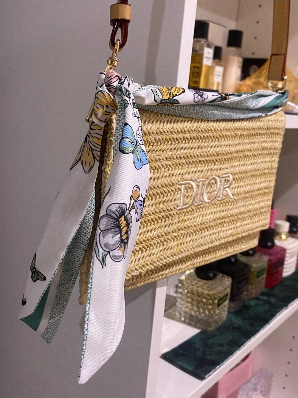 Dior Raffia Bag
